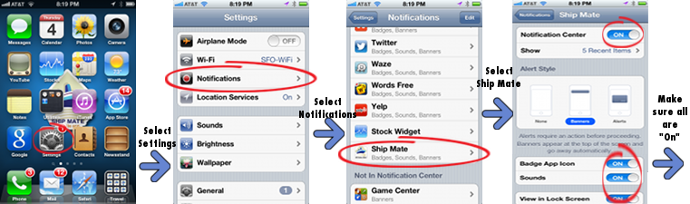 Cruise App Push Notifications