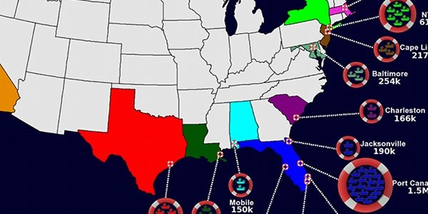 Cruise Port Traffic Infographic