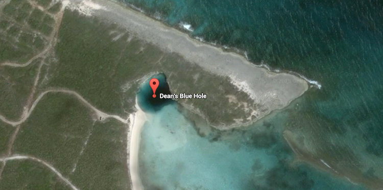 Deans Blue Hole Satellite