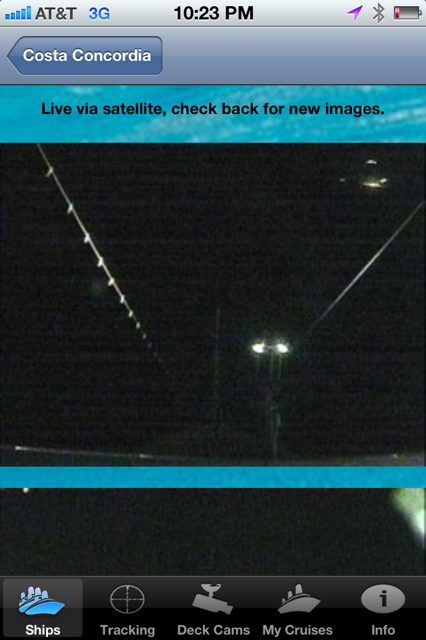 Deck Cam Costa Concordia