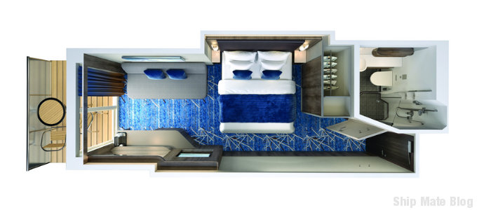 NCL Bliss Balcony Cabin
