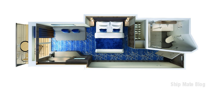 NCL Bliss Mini Suite Cabin
