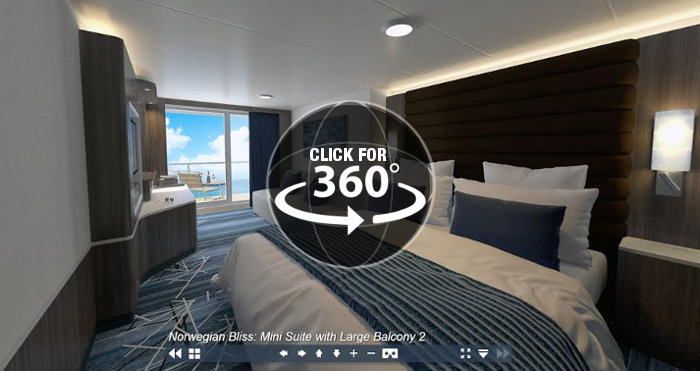 Norwegian Bliss Cabin 360 View