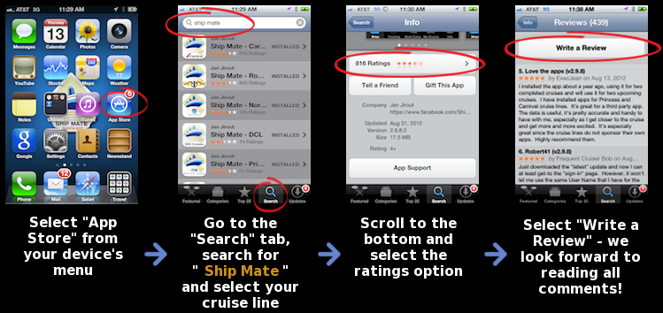 Rate Ship Mate App 2