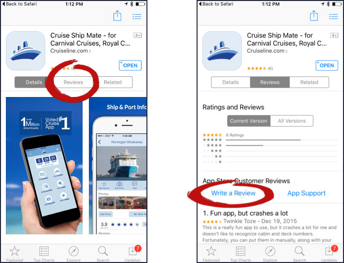 Rate ship mate ios