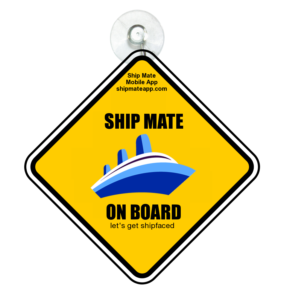 cruise cabin door sign