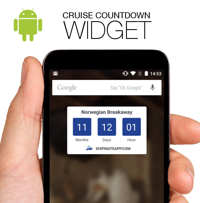 cruise countdown widget android