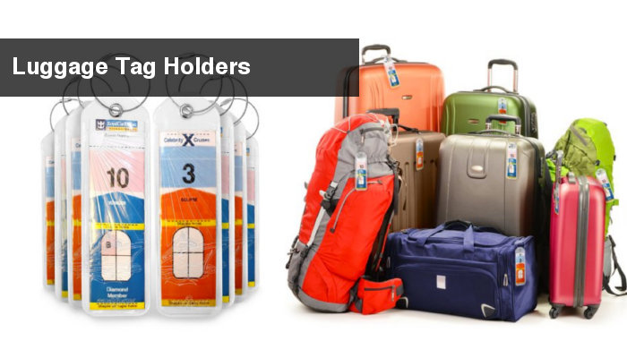 cruise luggage tag holders
