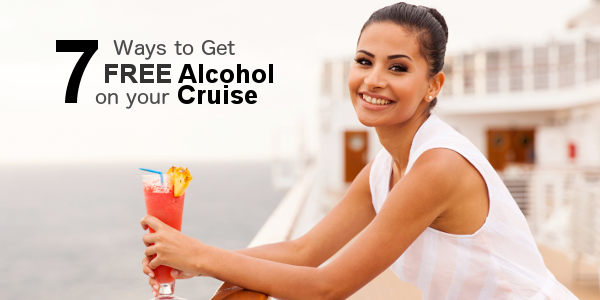 free alcohol on a cruise