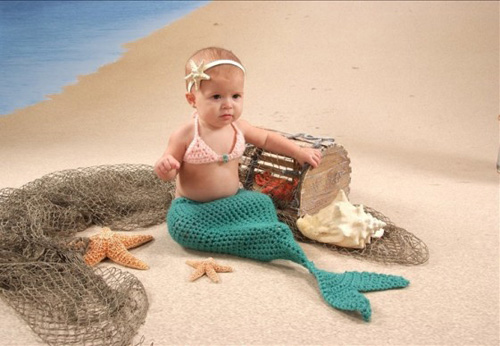 mermaid costume baby