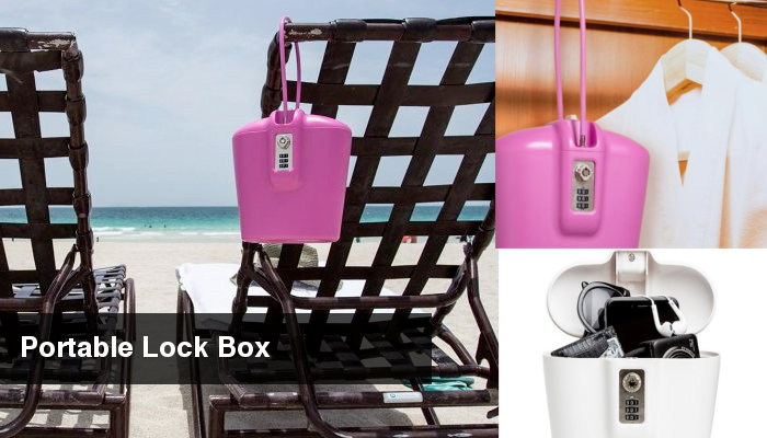 portable beach lock box
