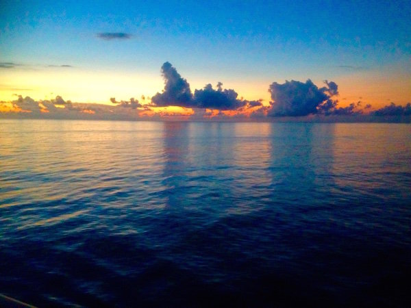 cruise sunset